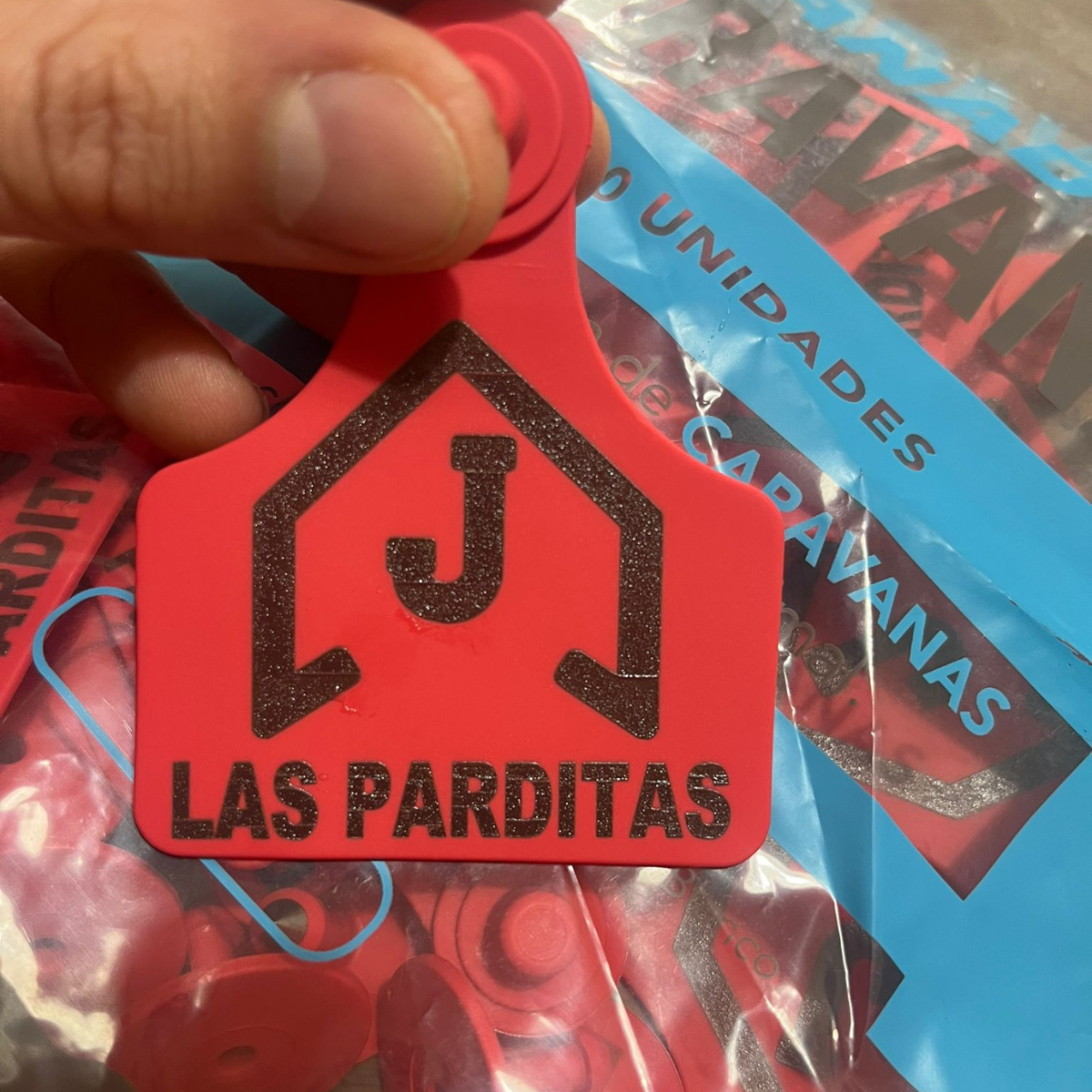 Caravanas GANADER® Premium N°4 GRABADAS