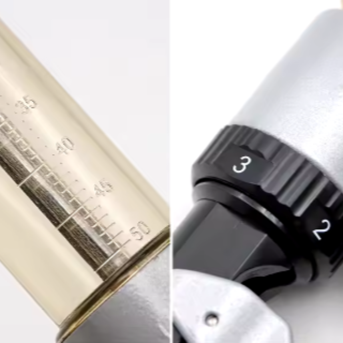 Jeringa Automática 50cc Cuerpo Metal y Tubo Plástico