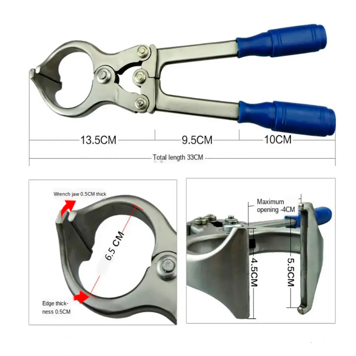 Pinza Burdizzo 36cm para Castrar Terneros