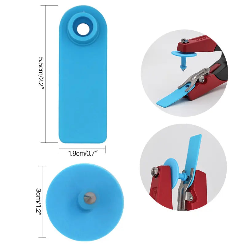 Caravanas Rectangulares S/Numerar 1,8x5 cm