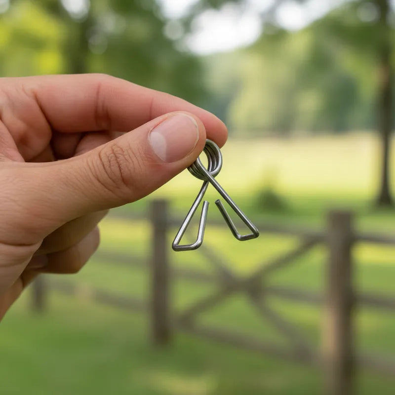 Varilla de fibra de vidrio con clip GANADER® de 120 cm (10 unidades)