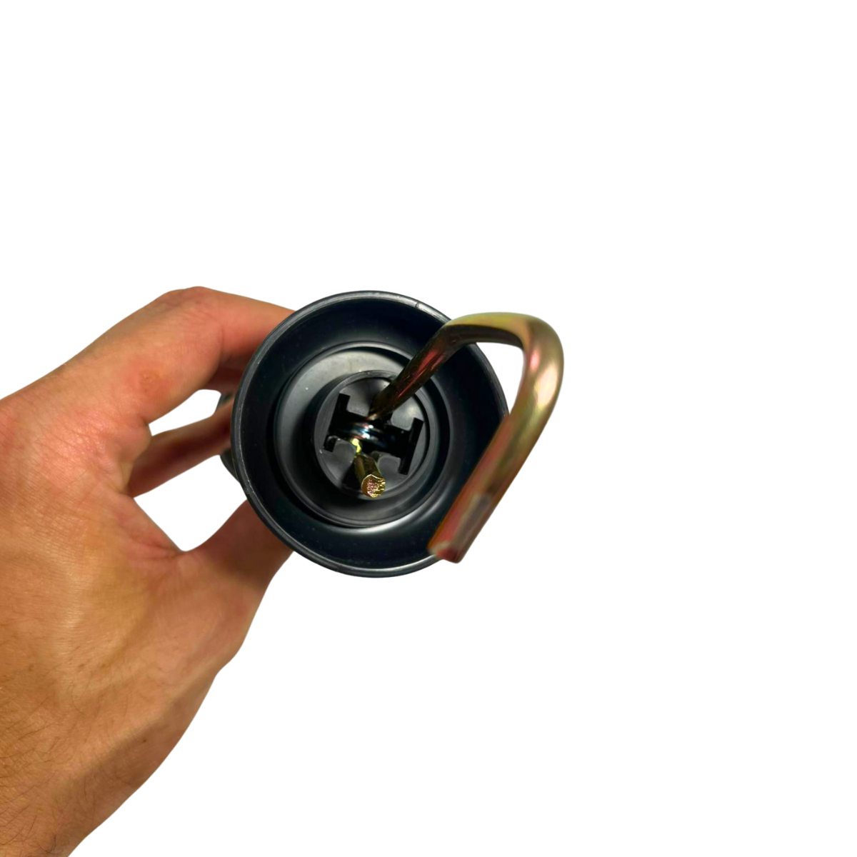 Manija plástica con resorte para portera GANADER®