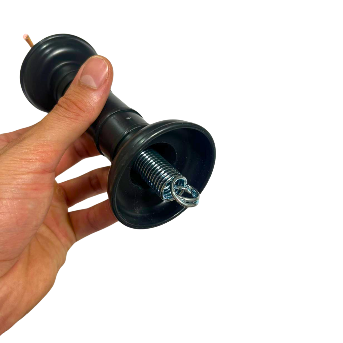 Manija plástica con resorte para portera GANADER®