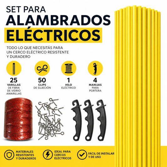 Set 2 para Alambrados Electricos GANADER®