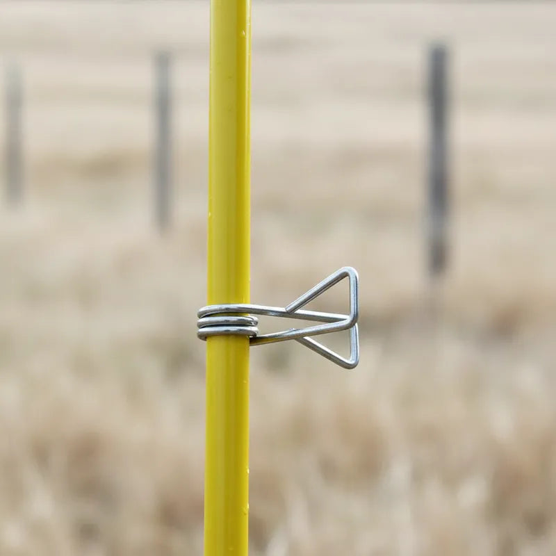 Varilla de fibra de vidrio con clip GANADER® de 120 cm (10 unidades)